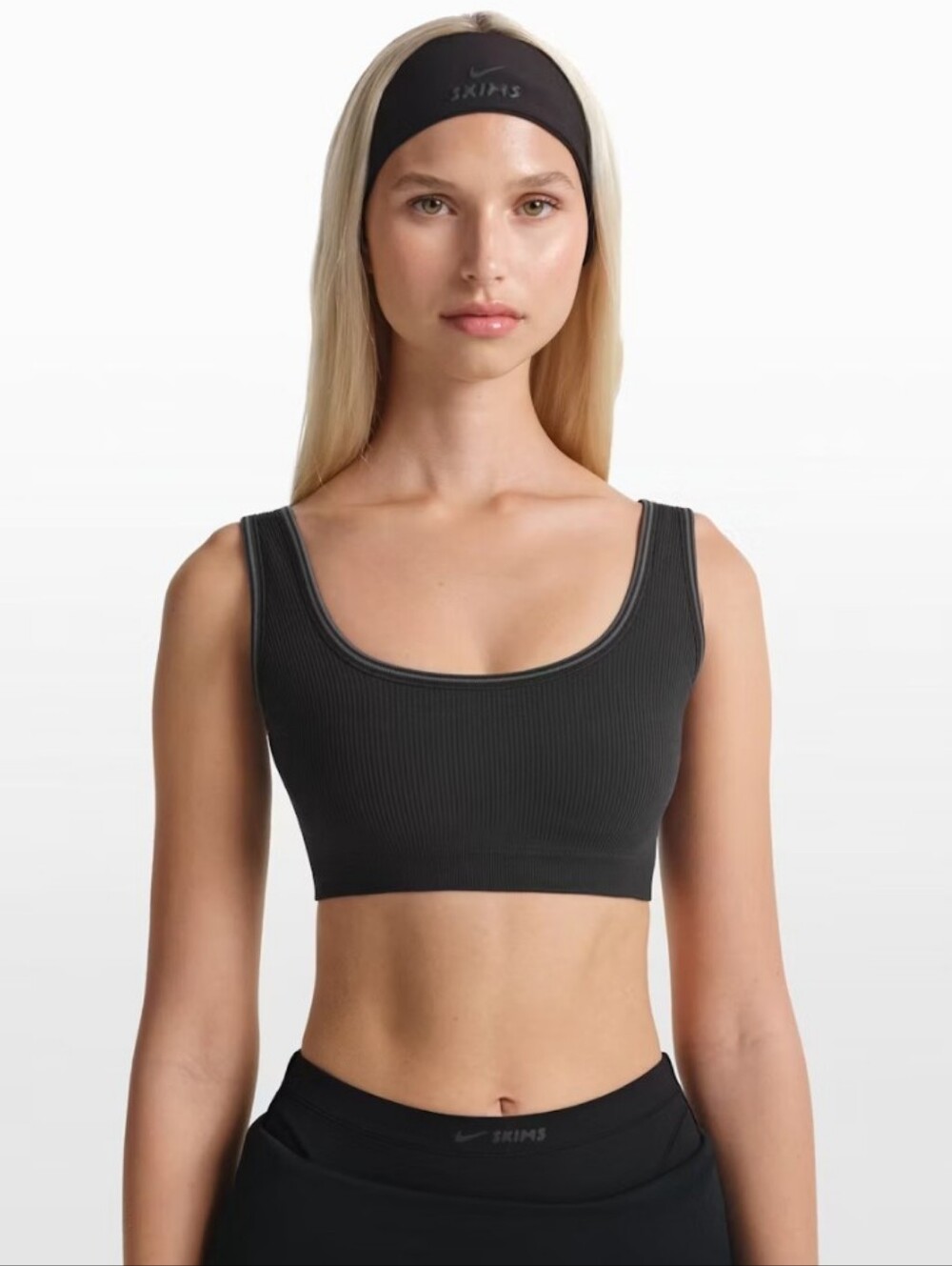 Nike SKIMS Ribbed Seamless Scoop Bra Size M NWT